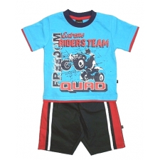 EXTREME RIDERS - Short & T Shirt Set -1 to 6 years in blue -- £2.50 per item - 3 pack